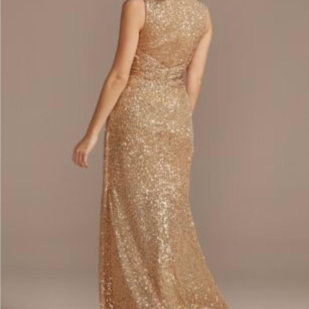Davi’s Bridal Rose gold dress size 10